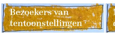 Bezoekers van tentoonstellingen